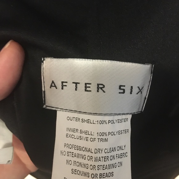 Beautiful Black strapless mid length dress. - Picture 6 of 6